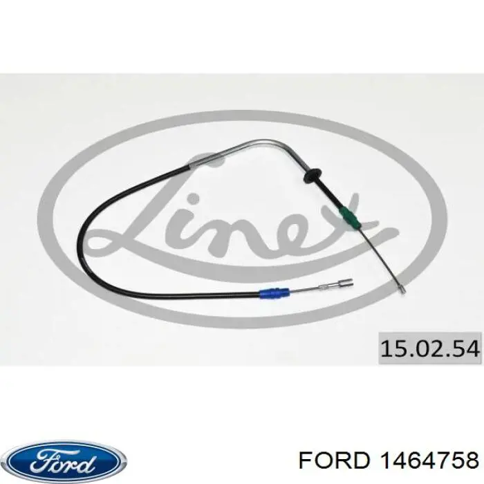 Трос ручного тормоза передний Ford 1464758 цена, от 13.48 USD