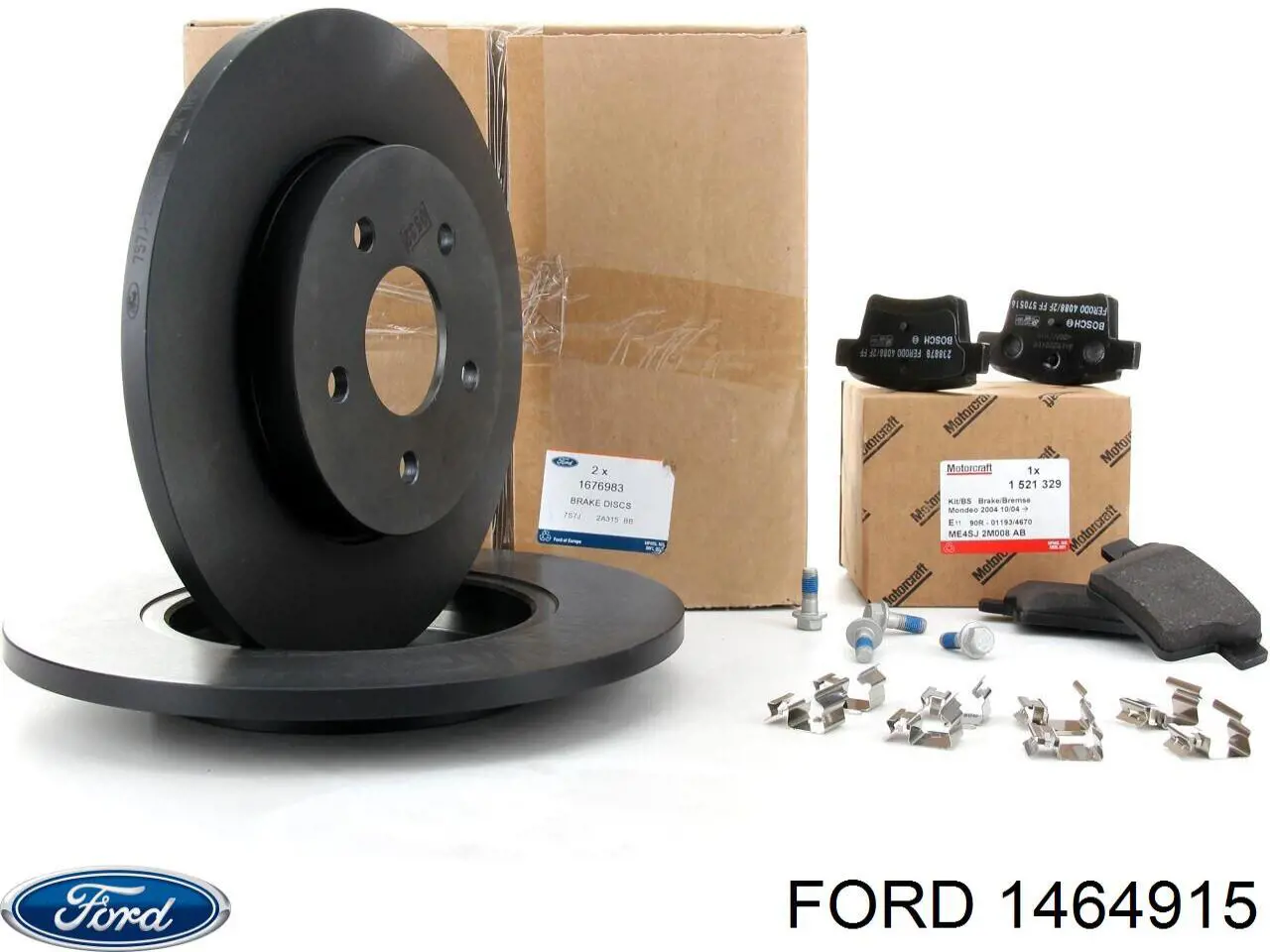 1464915 Ford диск тормозной задний