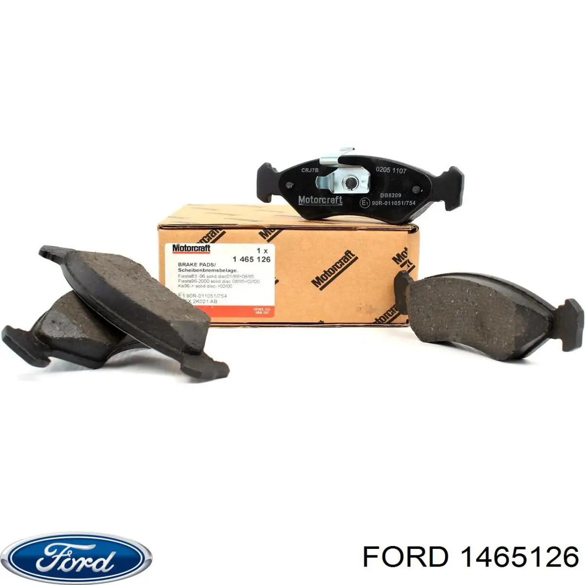 1465126 Ford колодки тормозные передние дисковые