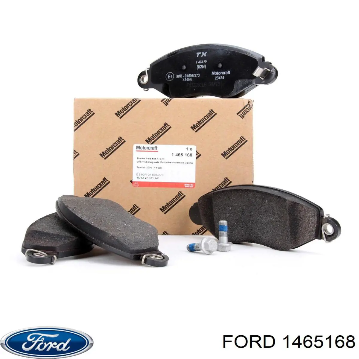 1465168 Ford колодки тормозные передние дисковые