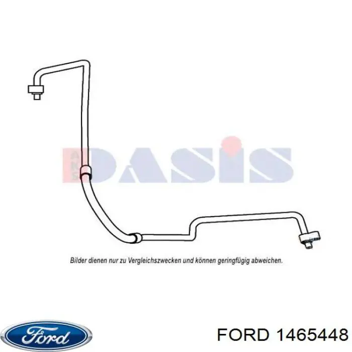 Шланг кондиционера, от заднего испарителя к компрессору Ford 1305853 цена, от 31.79 USD