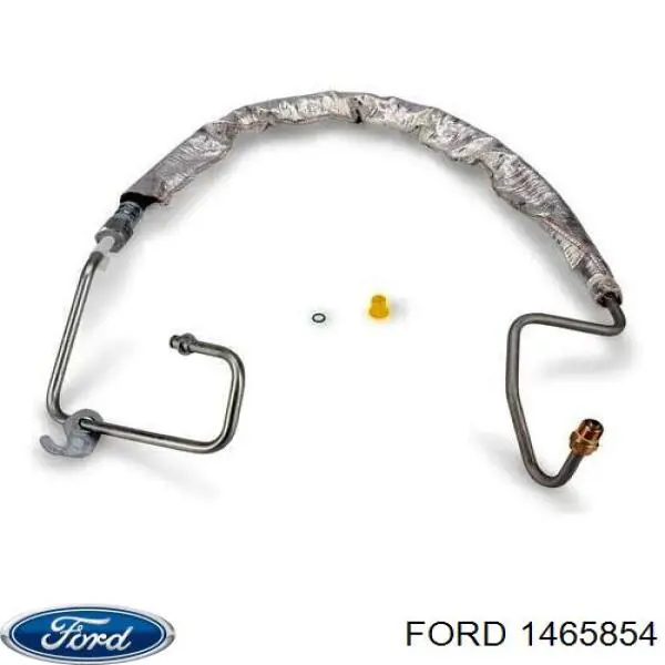 1465854 Ford шланг гур высокого давления от насоса до рейки (механизма)