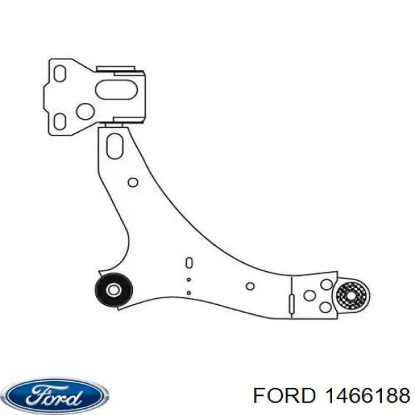 1466188 Ford Рычаг передней подвески нижний левый