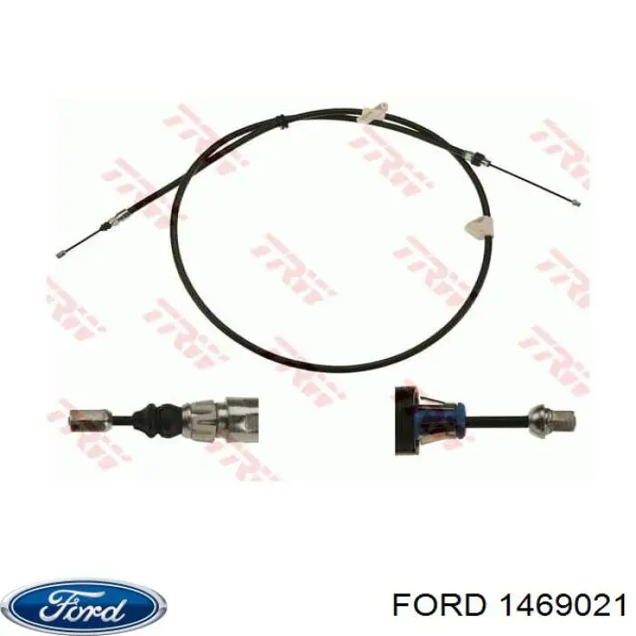 1469021 Ford трос ручного тормоза задний правый