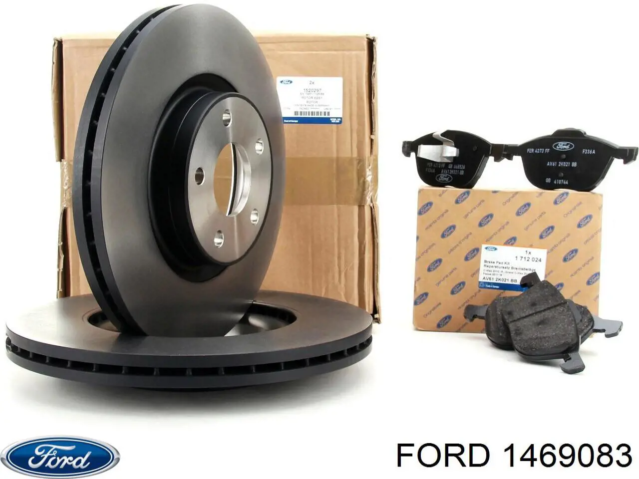 1469083 Ford диск тормозной передний