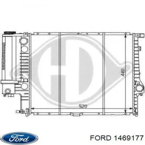 1469177 Ford рулевая рейка