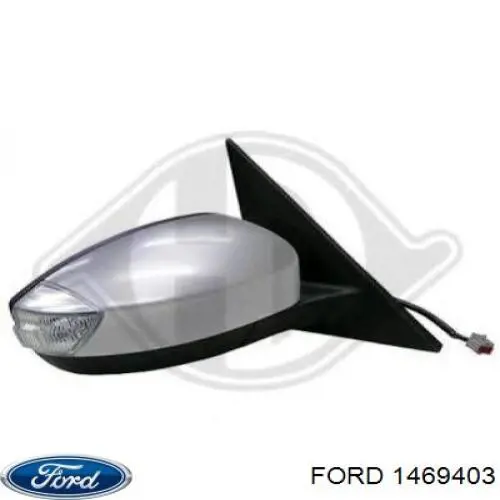 Правое боковое зеркало 1469403 Ford