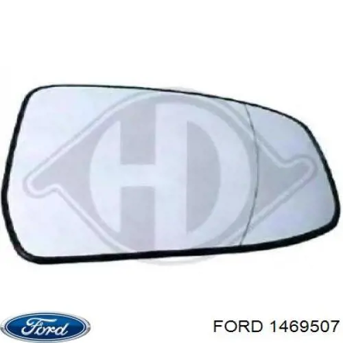 Стекло правого зеркала заднего вида 1469507 Ford
