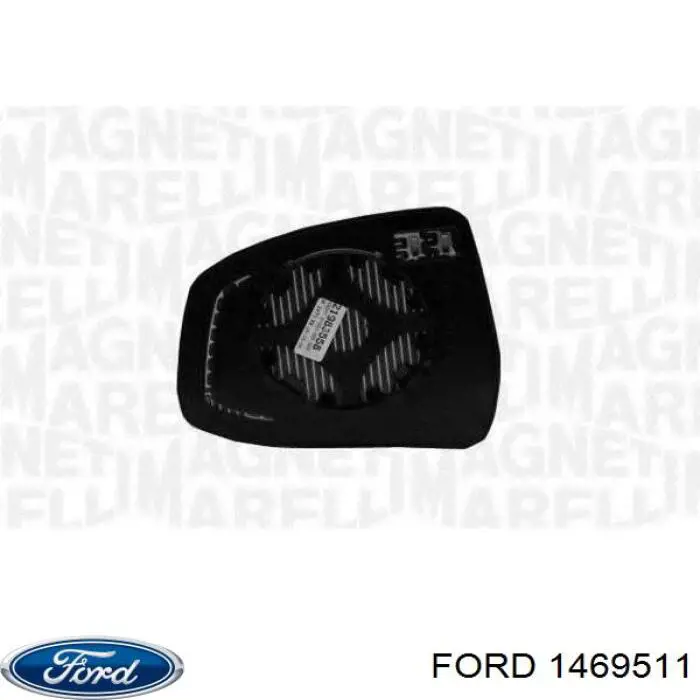 Стекло левого зеркала заднего вида 1469511 Ford