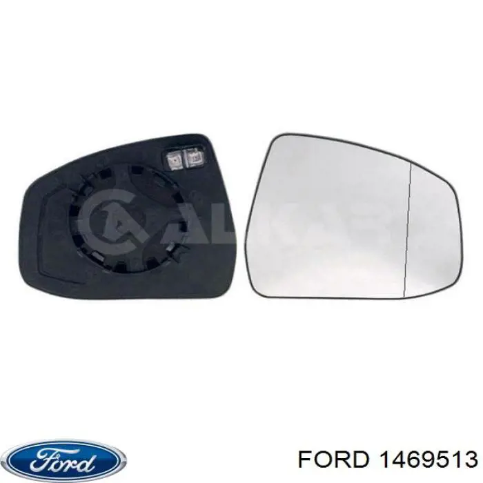 Зеркальный элемент зеркала заднего вида правого Ford 1469513