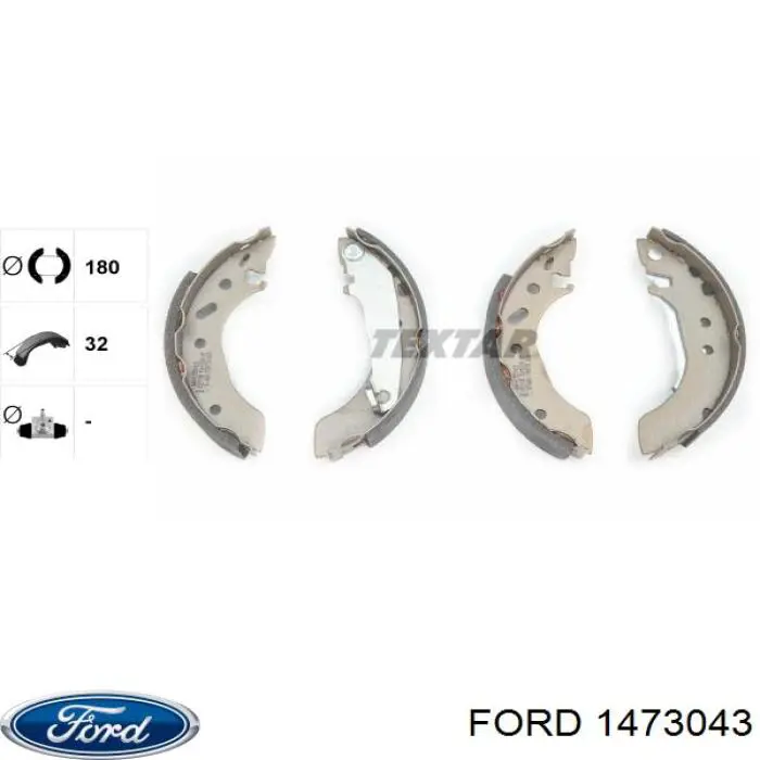 Барабанные колодки Ford 1473043