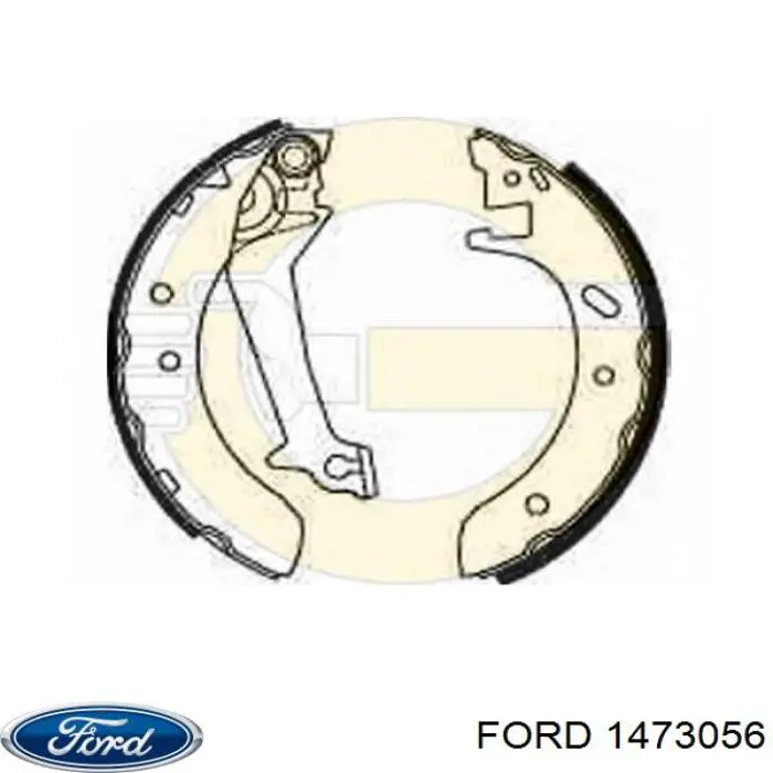 Купить 1473056 Ford Задние барабанные тормозные колодки