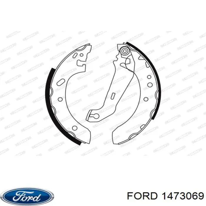 Тормоза рабочие задние ножные и тормозные барабаны Ford 1473069 цена, от 24.28 USD