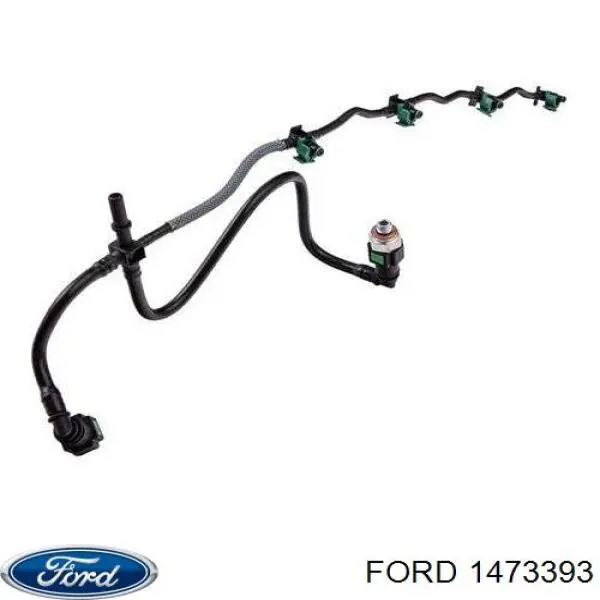 Трубка топливная, обратная от форсунок Ford 1473393 цена, от 37.38 USD