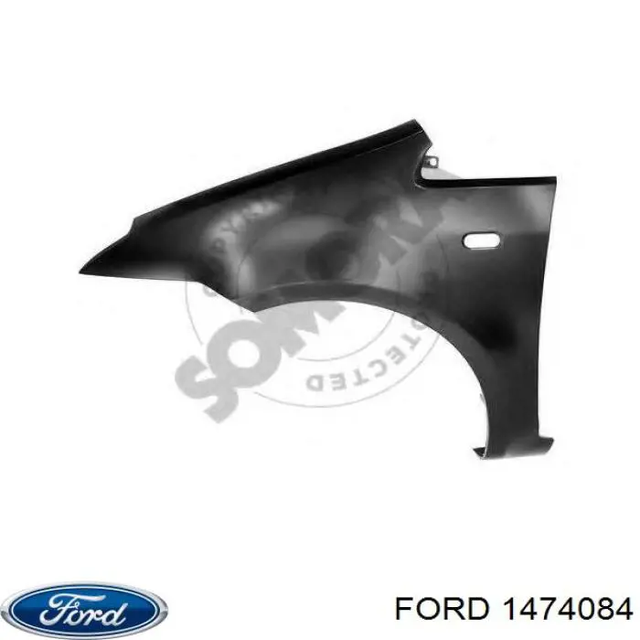 Крыло переднее левое 1474084 Ford