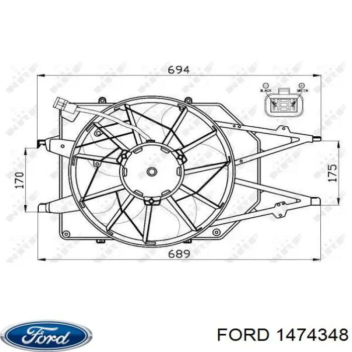 Купить RDFDR015A Signeda Диффузор вентилятора в сборе с мотором и крыльчаткой