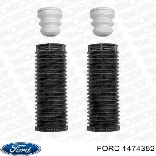 1474352 Ford pára-choque (grade de proteção de amortecedor dianteiro)
