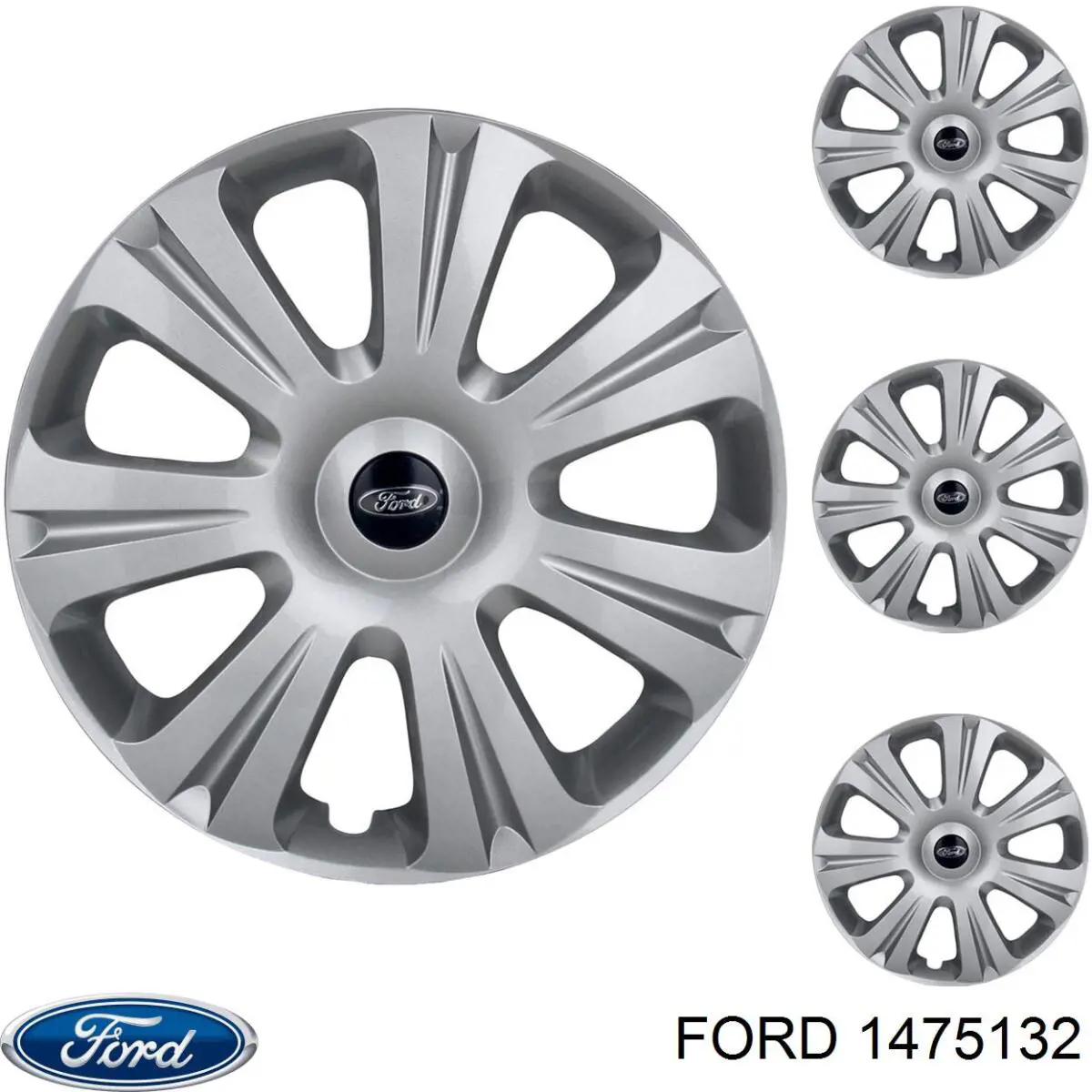 Колпаки 4M511000GD Ford