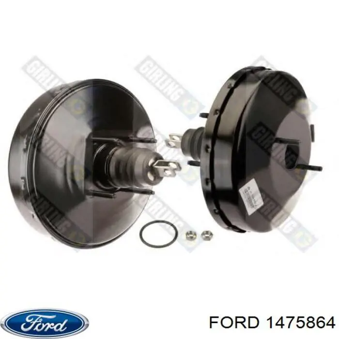 Усилитель тормозов вакуумный на Ford Fiesta V 