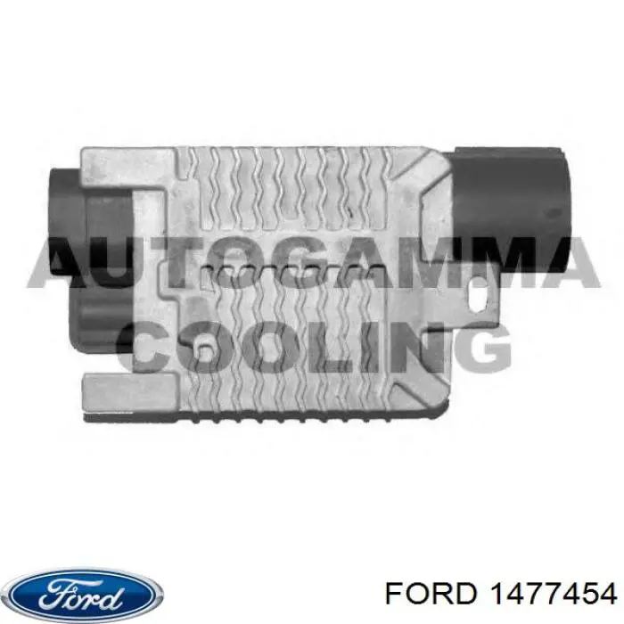 Электровентилятор охлаждения в сборе (мотор+крыльчатка) на Ford S-Max CA1