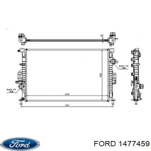 Радиатор охлаждения Koyorad PL322307