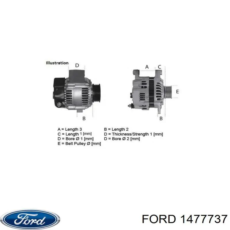 Купить 1477737 Ford Генератор