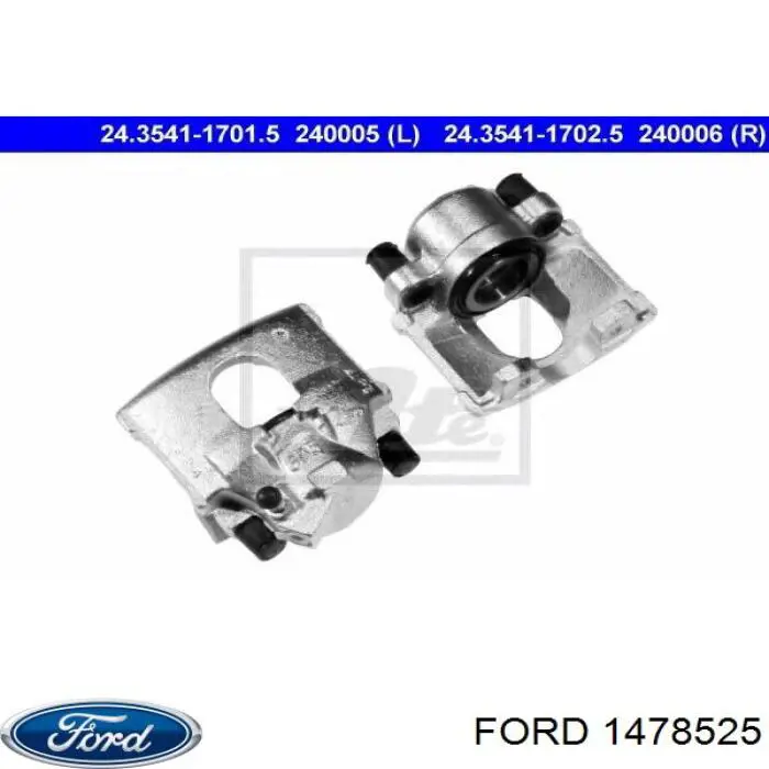 1478525 Ford суппорт тормозной передний левый