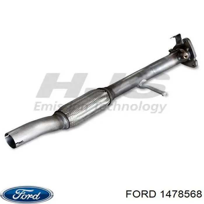 Глушитель, центральная часть Ford 1677715 цена, от 69.81 USD