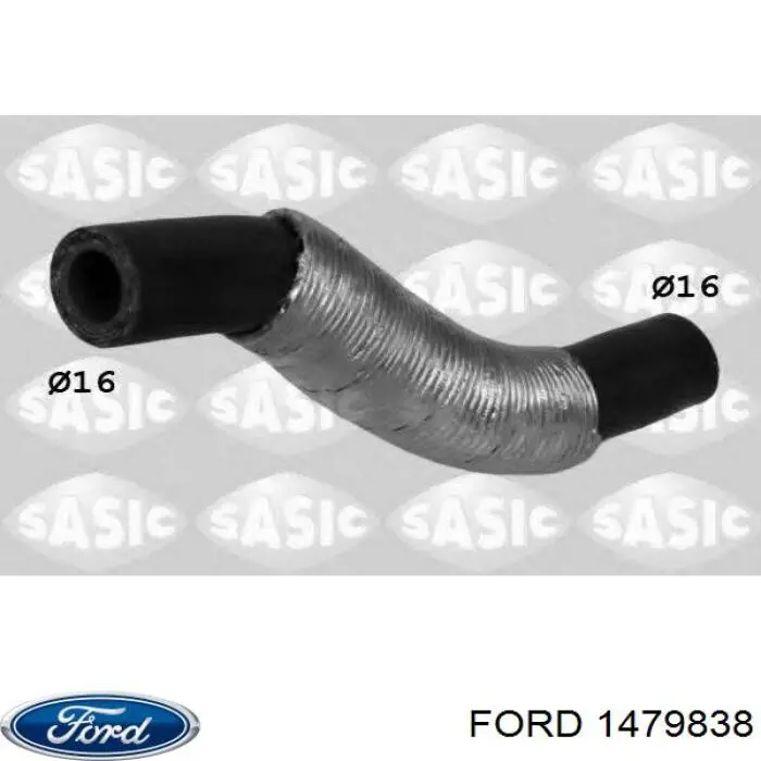 1479838 Ford tubo (mangueira de derivação de óleo de turbina)