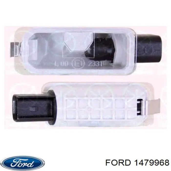 Lanterna da luz de fundo de matrícula traseira para Ford Mondeo (CA2)