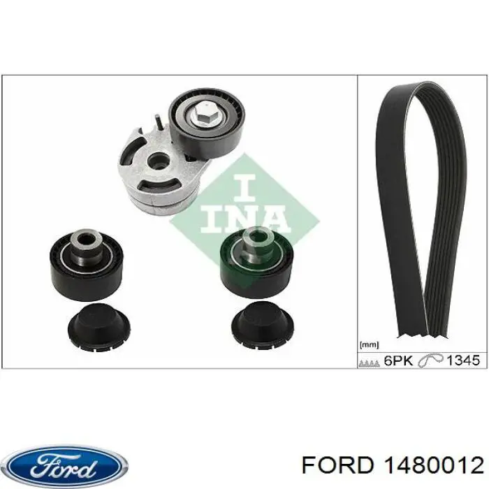 Купить 1480012 Ford Натяжитель приводного ремня