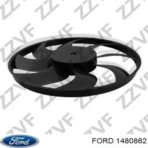 Купить 1480862 Ford Электровентилятор охлаждения в сборе (мотор+крыльчатка)