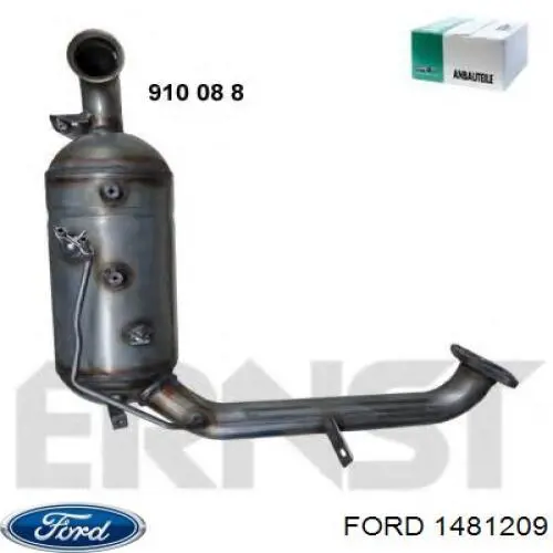 Каталитический нейтрализатор отработавших газов Ford 1481209 цена, от 348.52 USD