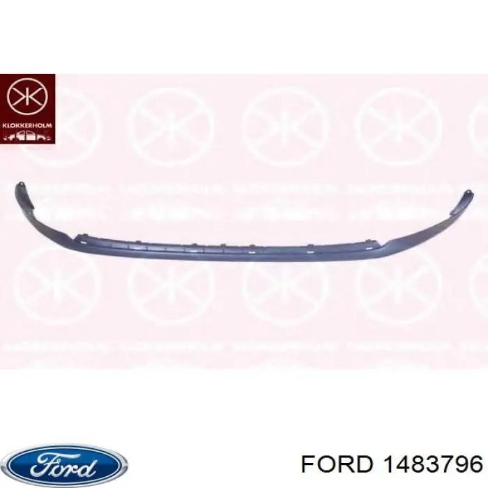 1483796 Ford spoiler do pára-choque dianteiro