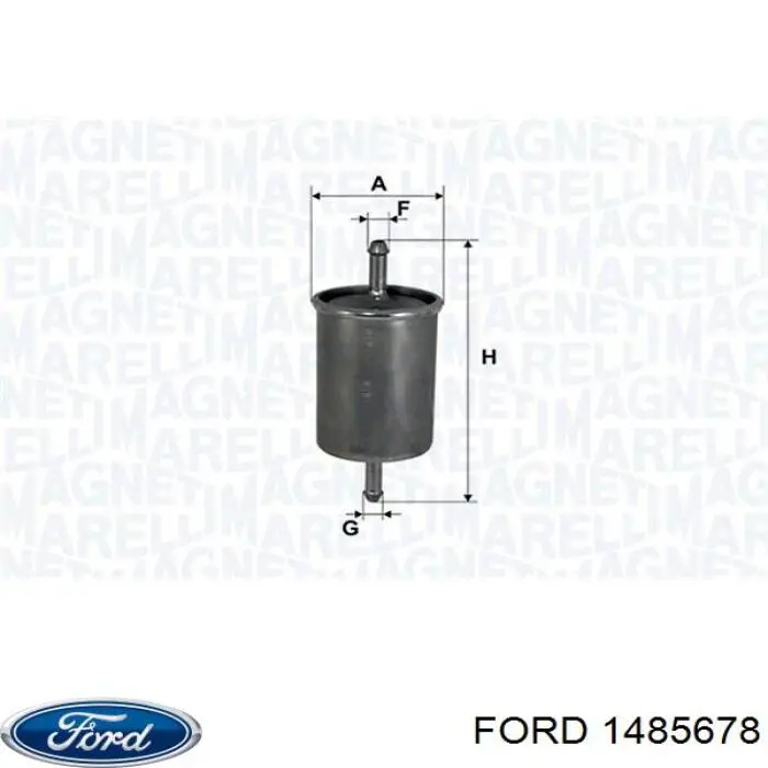 Купить 1485678 Ford Фильтр-отстойник топлива грубой очистки