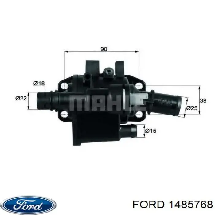 1485768 Ford термостат