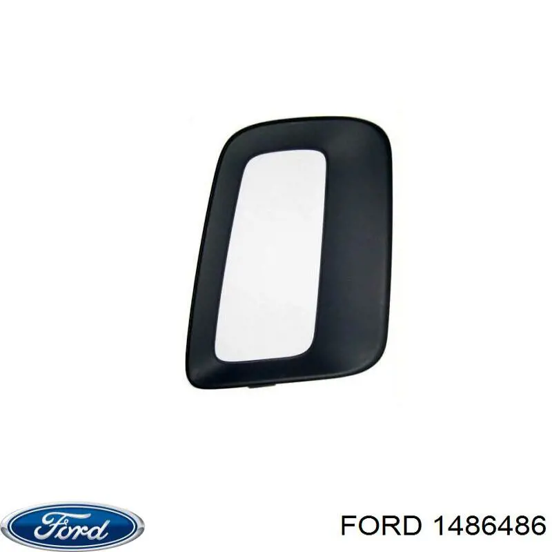 Заглушка (решетка) противотуманных фар бампера переднего правая Ford 1486486
