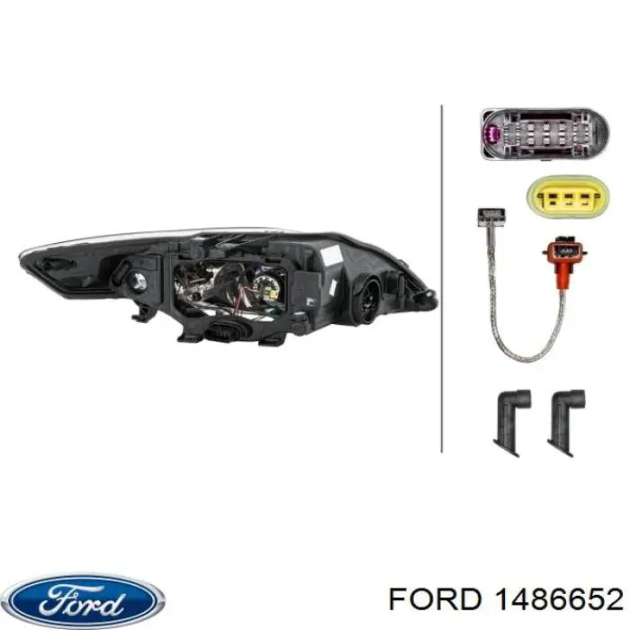 Фара левая 1486652 Ford