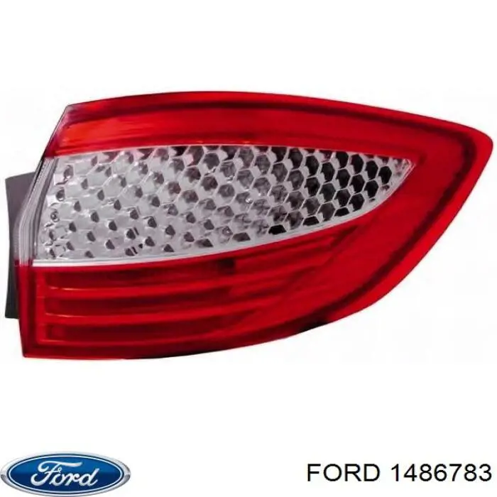 1486783 Ford lanterna traseira esquerda externa