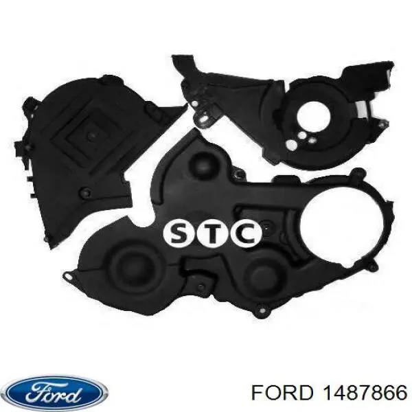 Защита ремня ГРМ внутренняя на Ford Fiesta V 