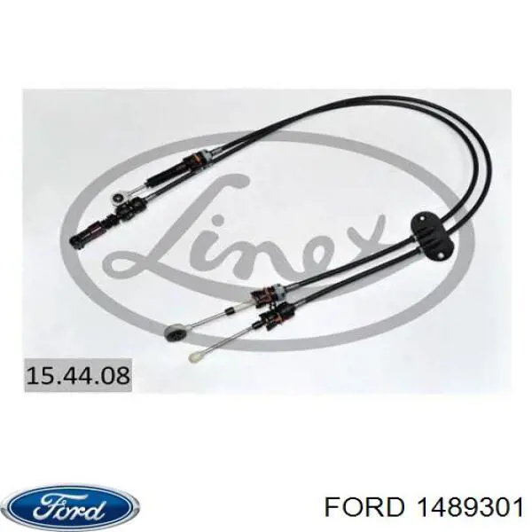 1489301 Ford трос переключения передач сдвоенный