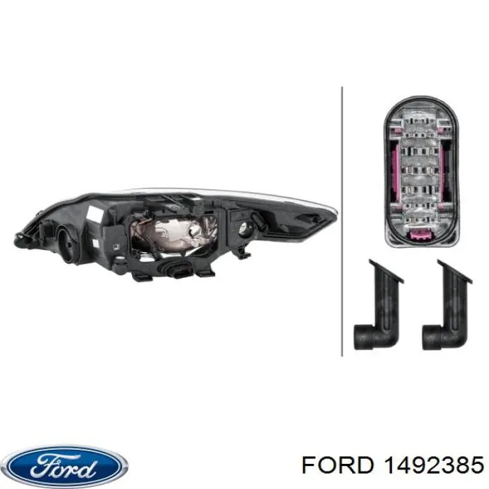 Купить 1492385 Ford Фара основная правая