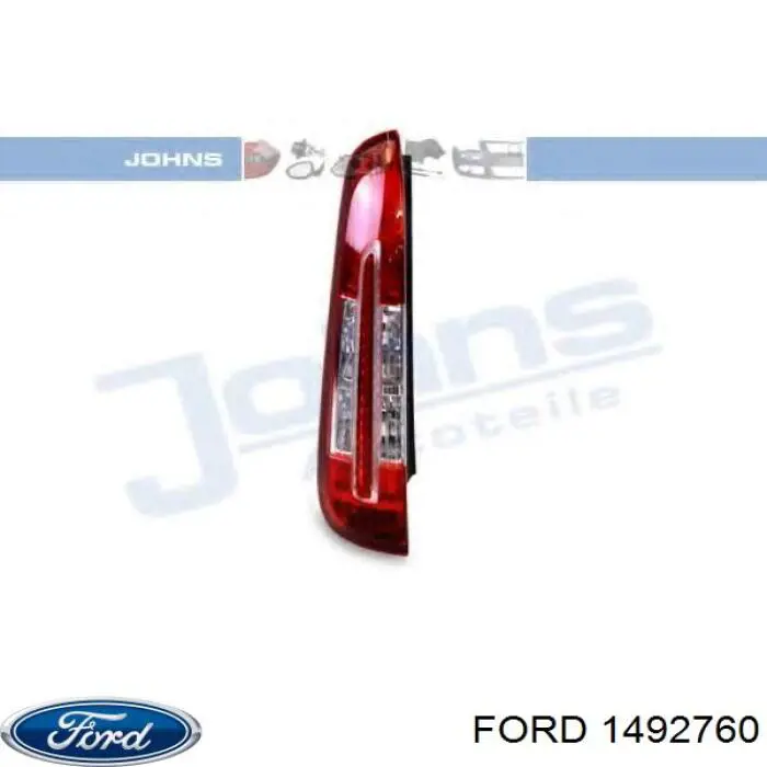 Задняя левая фара Ford 1619508 цена, от 103.03 USD