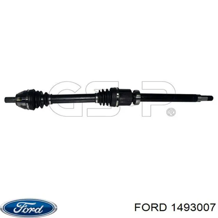 1493007 Ford Полуось передняя, правая