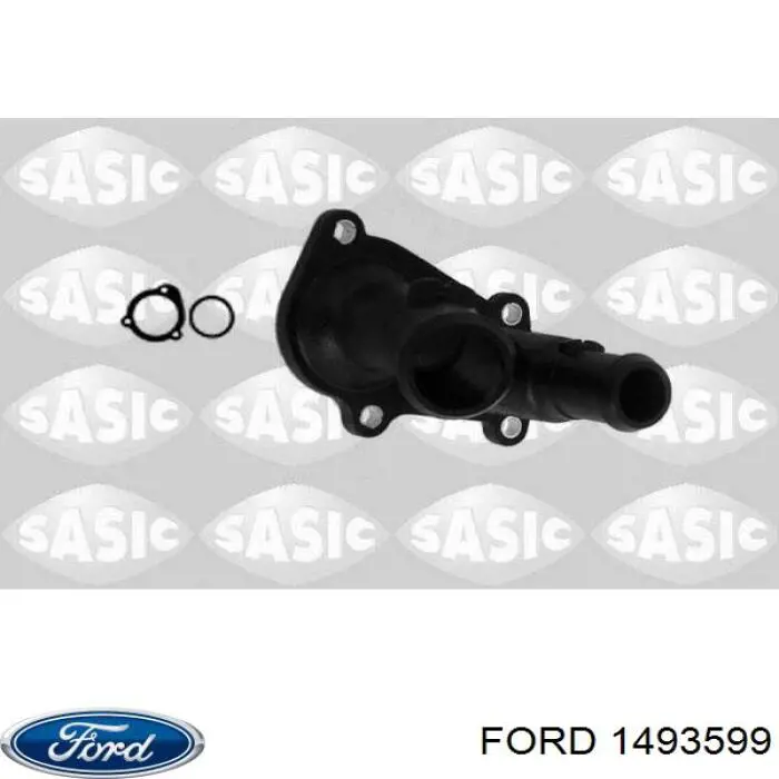 1493599 Ford Крышка корпуса термостата