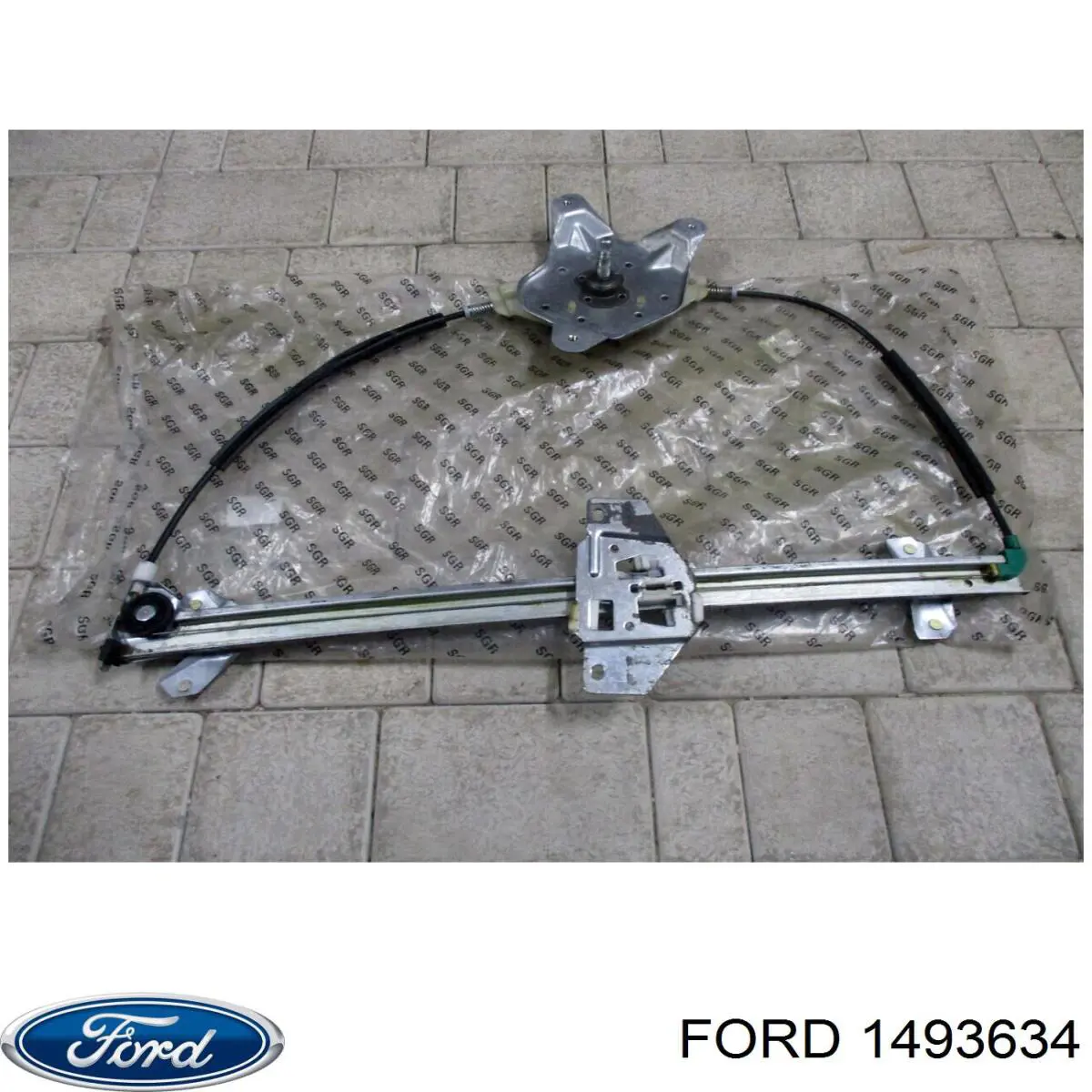1493634 Ford механизм стеклоподъемника двери передней левой