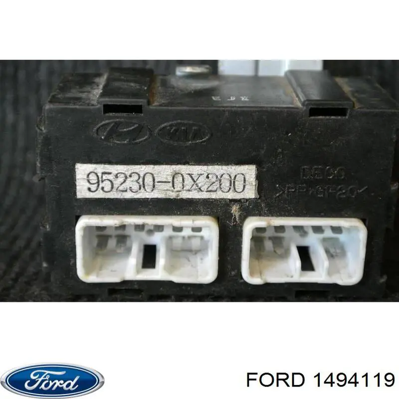 Gozno esquerdo inferior da porta traseira (batente) para Ford Transit (V184/5)
