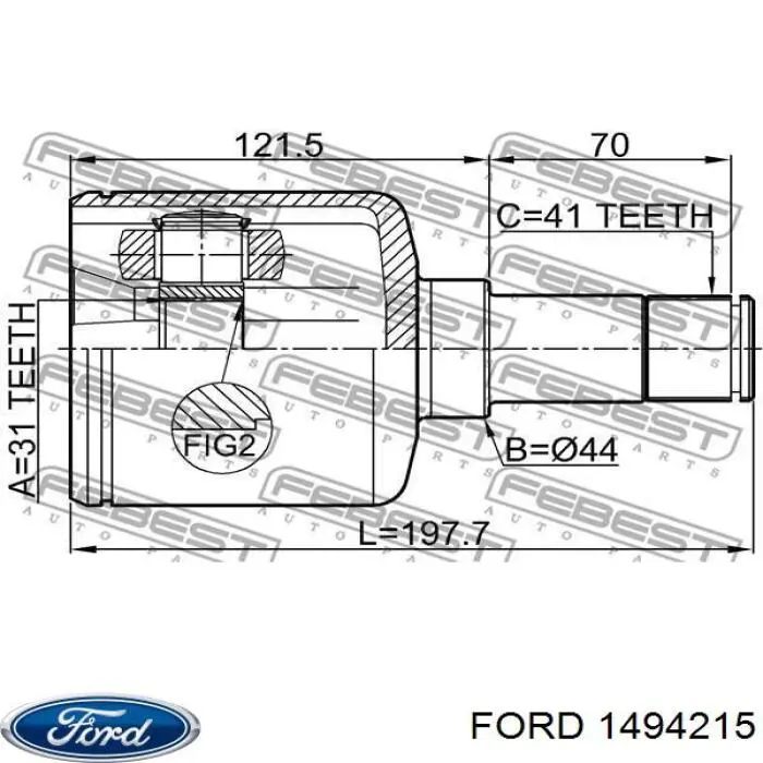 Купить 1494215 Ford 