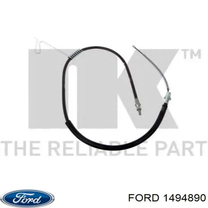 Трос стояночного тормоза задний правый Ford 1494890 цена, от 14.65 USD