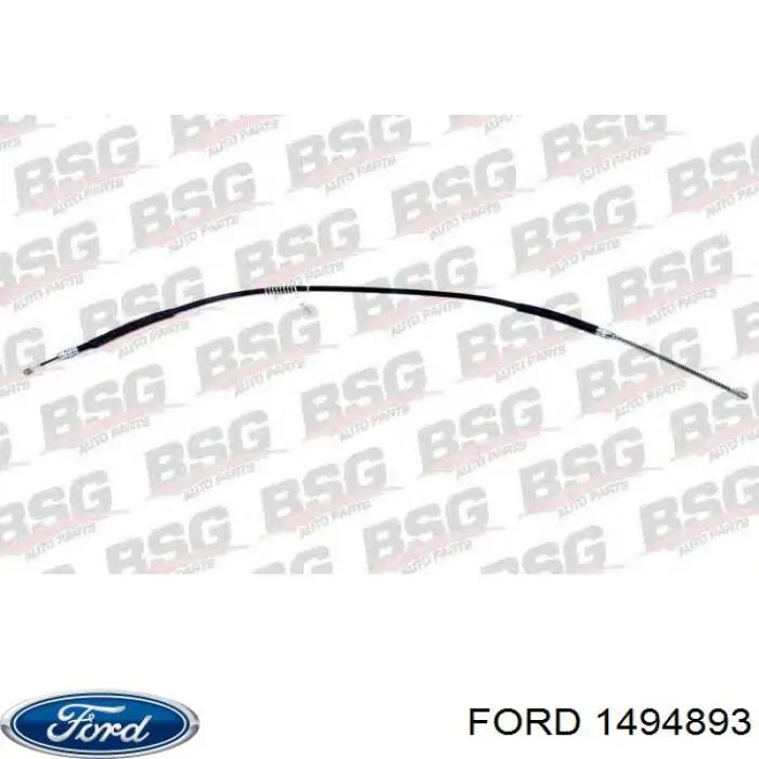 Трос стояночного тормоза задний правый Ford 1494893 цена, от 12.41 USD